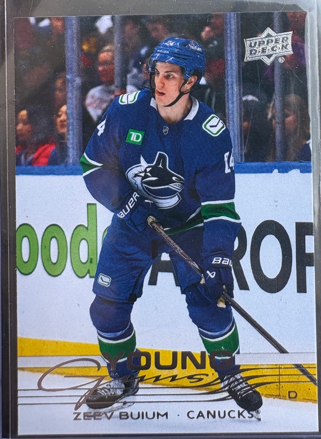 ZEEV BUIUM - YG #707 - VANCOUVER CANUCKS 2025-26 UD Ext. Series