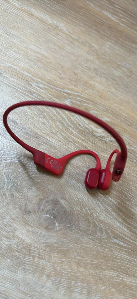 Shokz OpenRun Bone Conduction Headphones - Red - photo 2