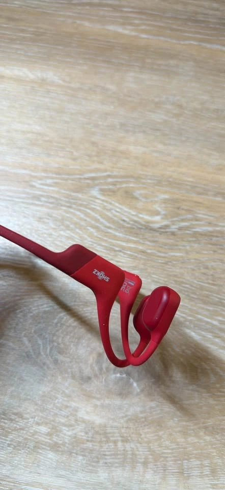 Shokz OpenRun Bone Conduction Headphones - Red - photo 4