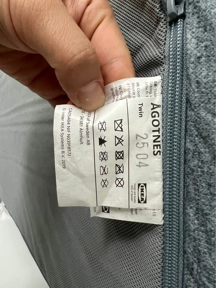 IKEA ÅGOTNES Twin Foam Mattress - photo 3
