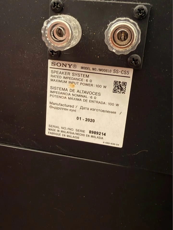 SONY CS bookshelf speakers - photo 3