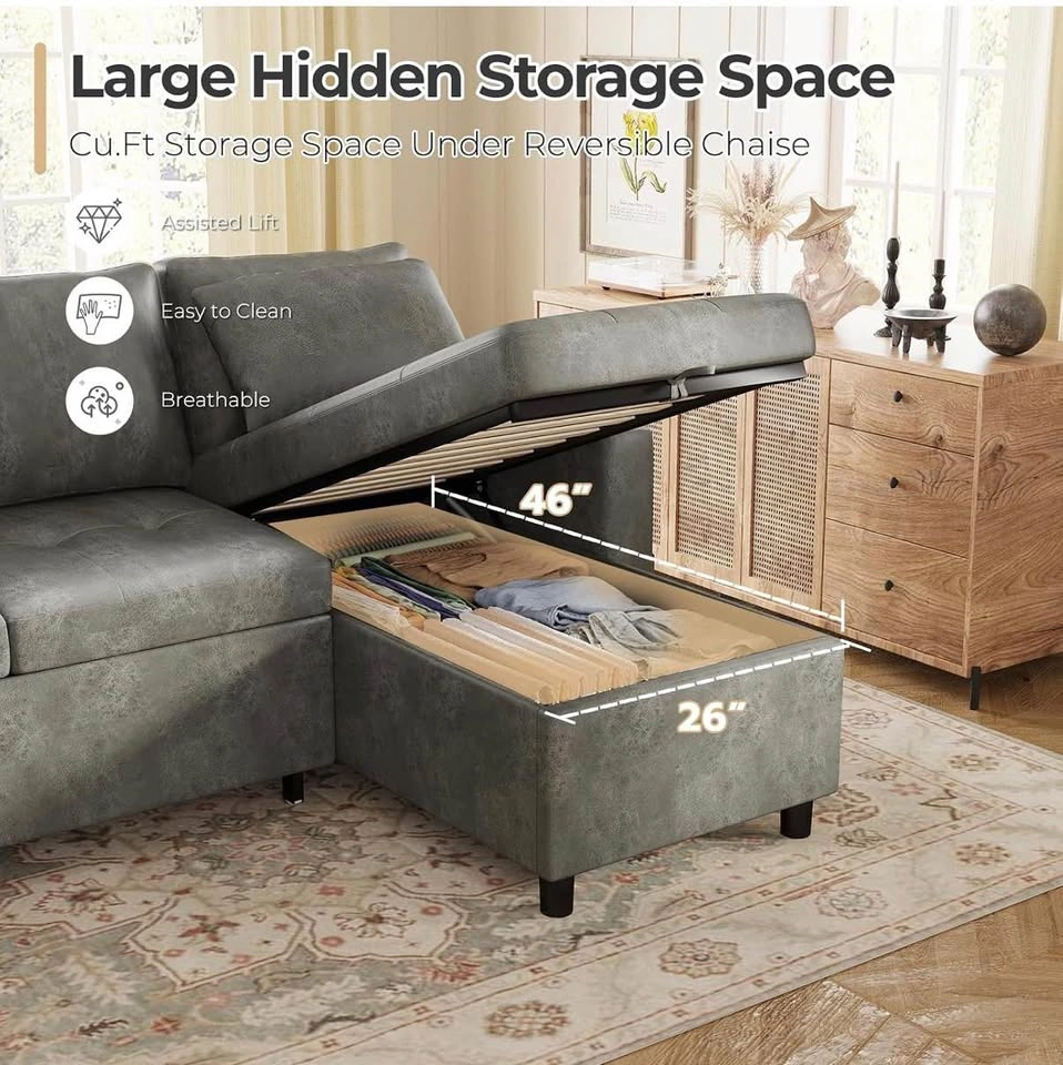 Sofa bed with storage - photo 4