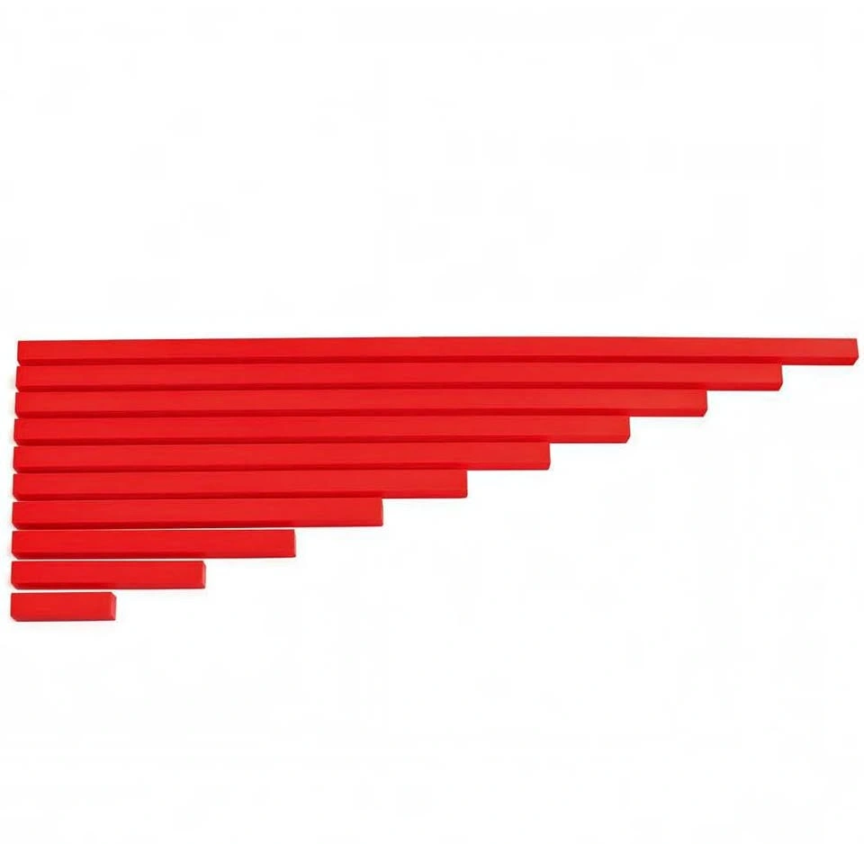 Montessori Long Red Rods
