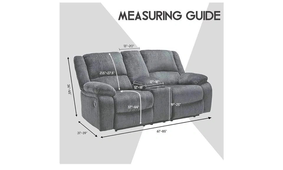 Green Recliner Sofa Cover with Console - New - photo 5