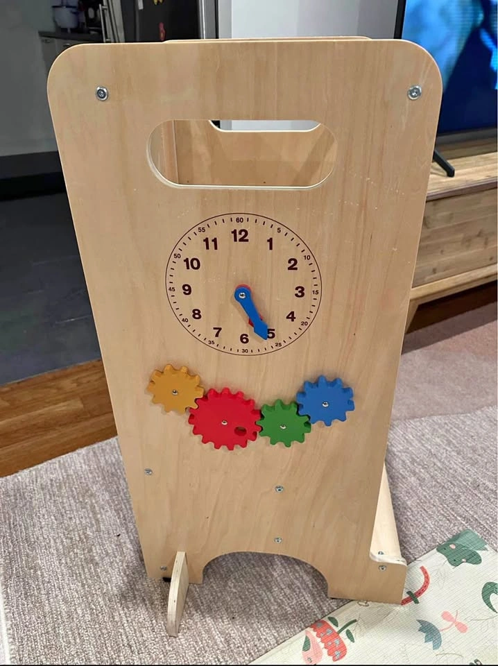 Wooden Interactive Toddler Learning Tower