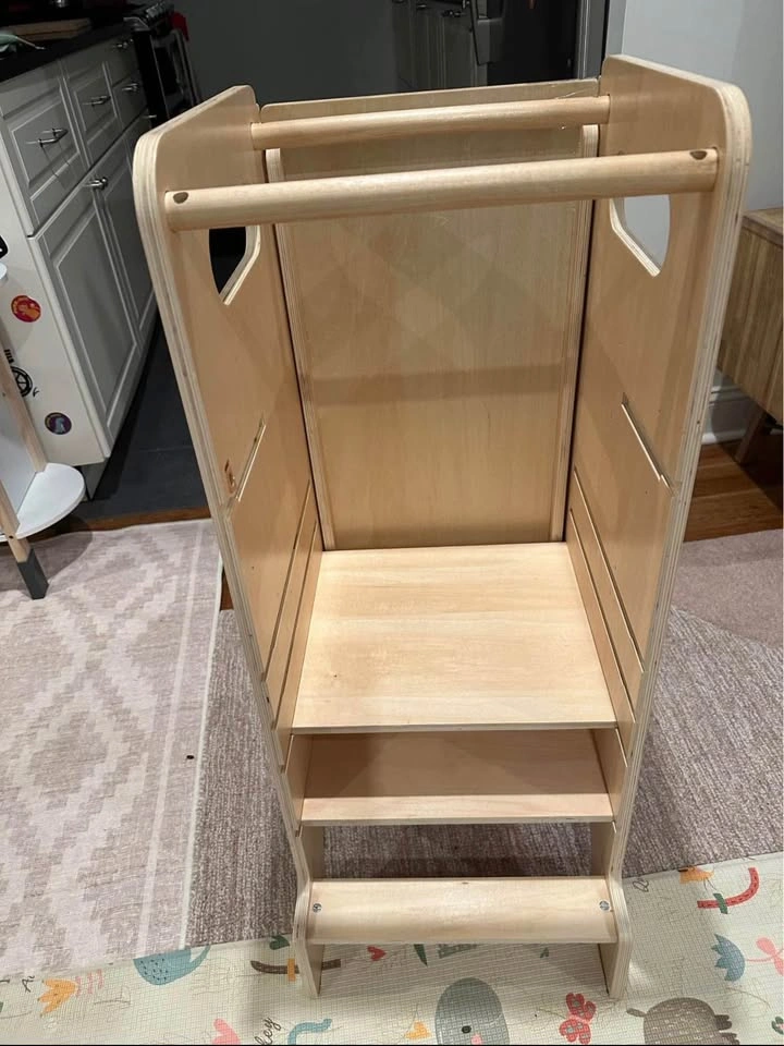 Wooden Interactive Toddler Learning Tower - photo 2