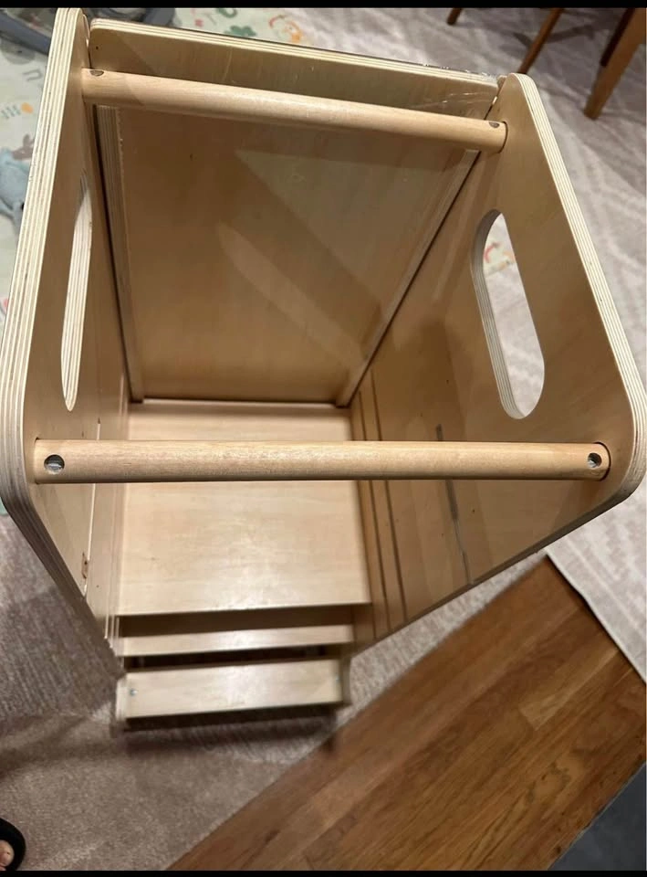 Wooden Interactive Toddler Learning Tower - photo 4