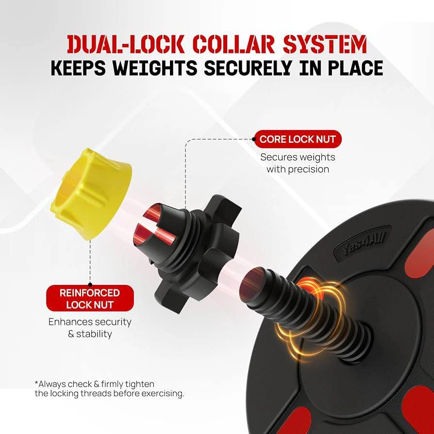 4 in 1 Adjustable Dumbbell with Upgraded nut - photo 4