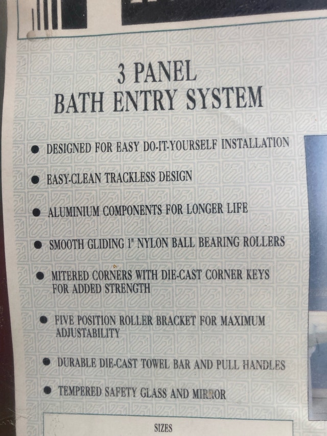 3 Panel Bath Entry System - photo 4