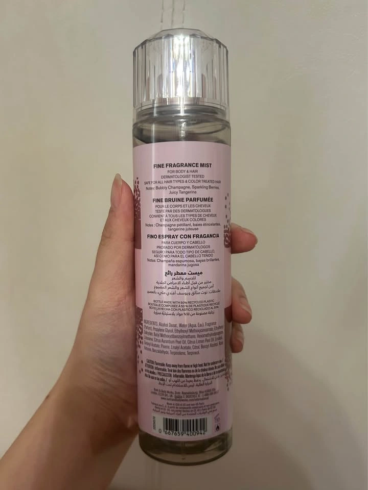 Champagne Toast Fine Fragrance Mist - Bath & Body Works - photo 2