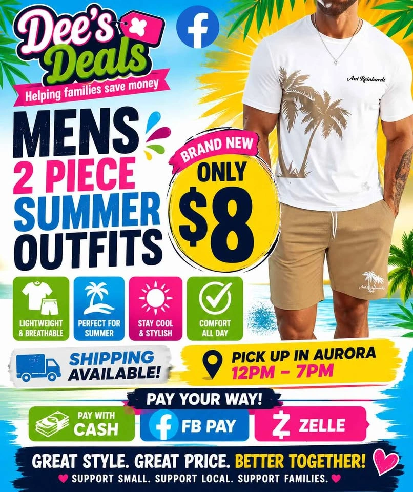 Men's Summer Outfits only $8!! - photo 2
