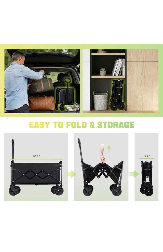 Heavy Duty Portable Folding Wagon - photo 4