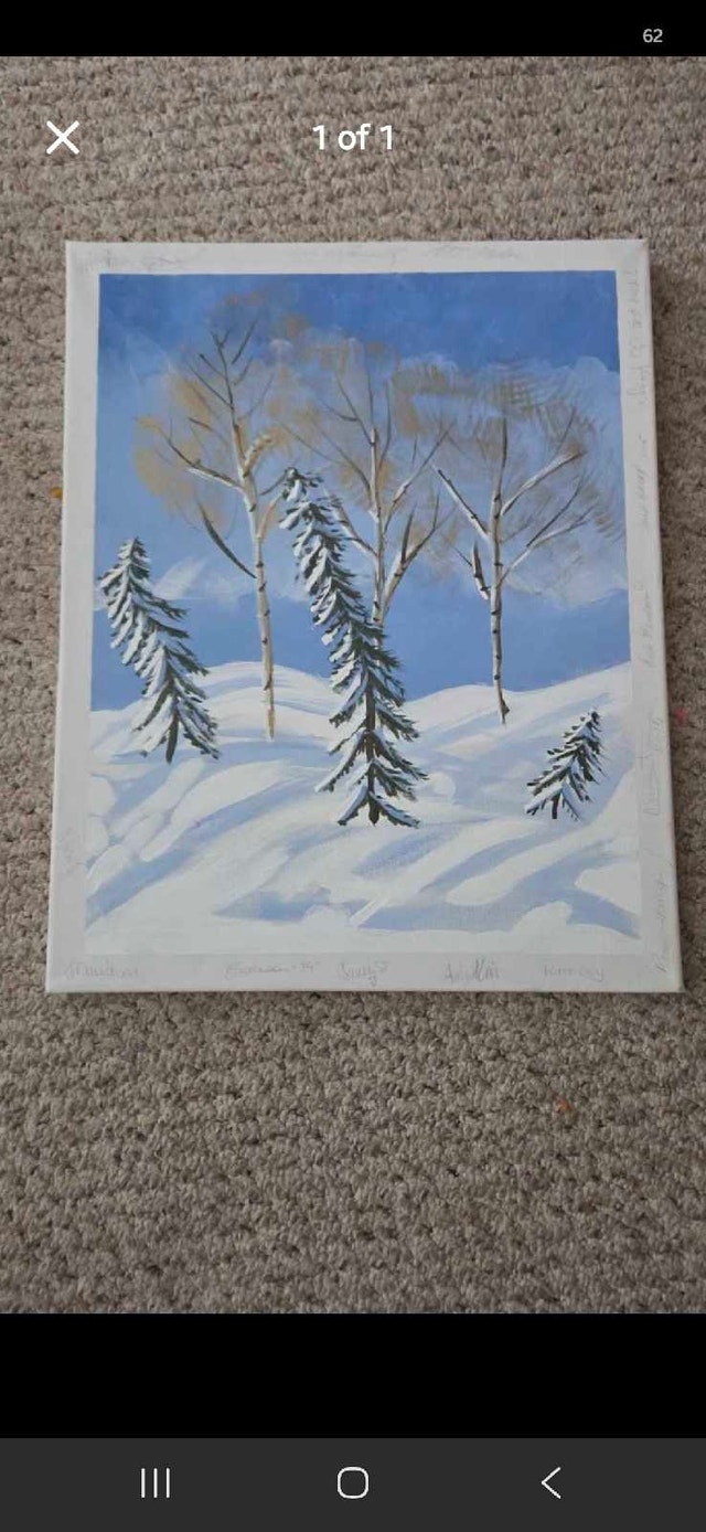Winter Landscape Oil Painting - photo 2