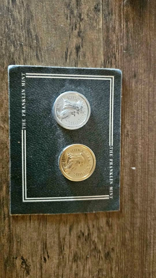 Collector coin set. FRANKLIN MINT - KING ARTHUR