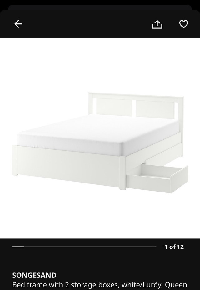 IKEA SONGESAND Bed Frame