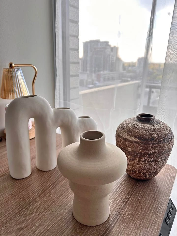 Home decor clearance - New ceramic handmade vase in box