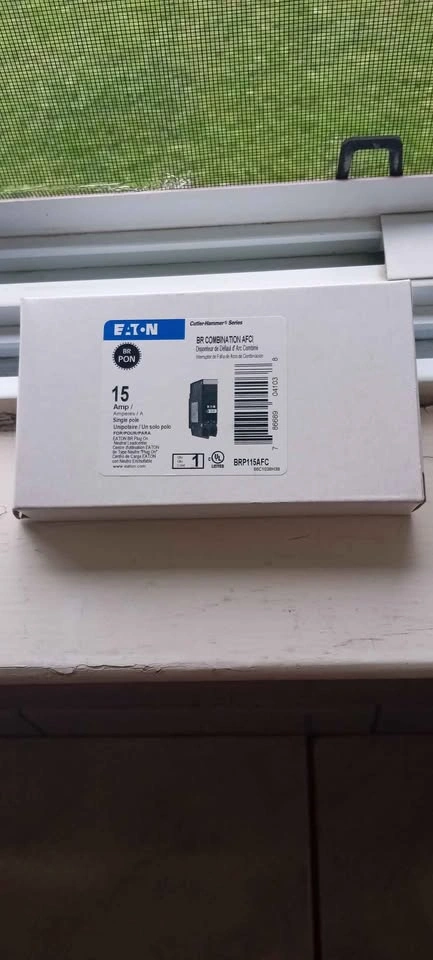 Eaton BR Combination AFCI Circuit Breaker 15 Amp - photo 4