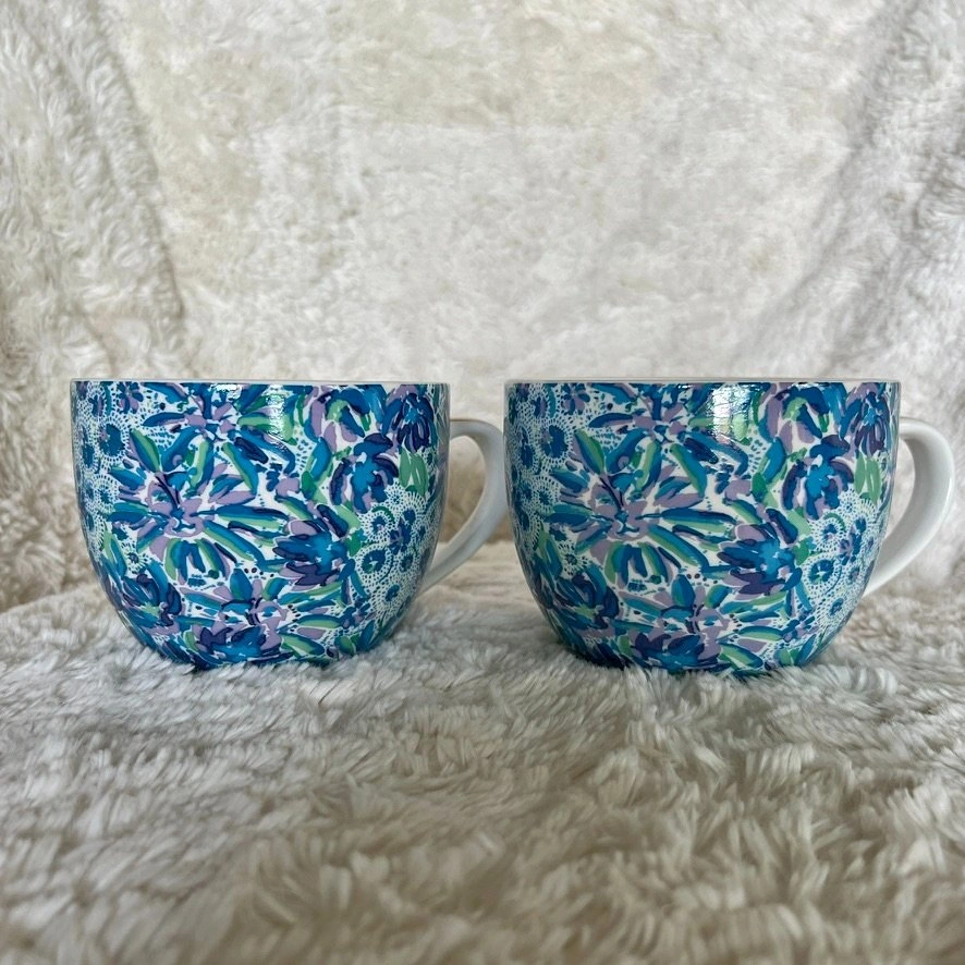 Ceramic Mugs (2) by Lilly Pulitzer