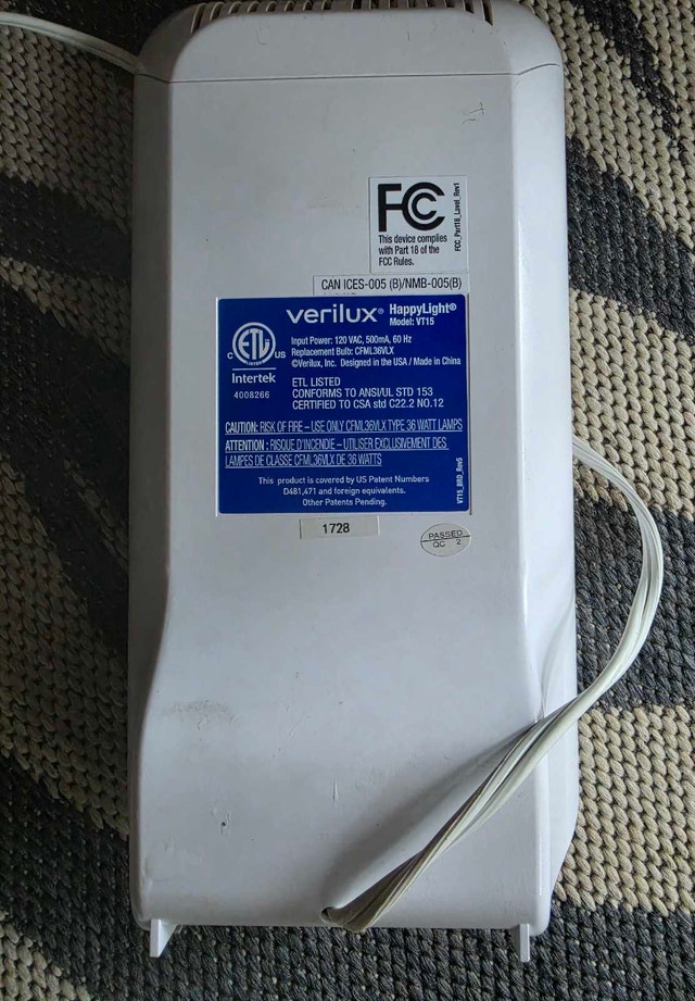 Verilux HappyLight VT15 - photo 3