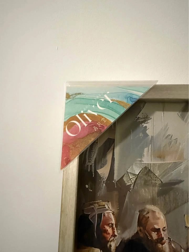 Religious Art Print W/Textured Appearance 16” x 24” Framed - photo 2