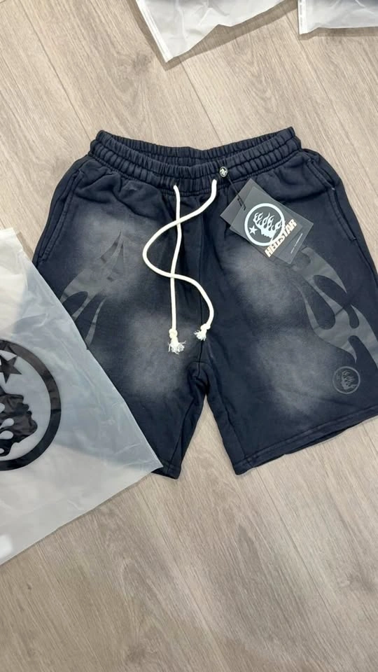 1:1 Black Hellstar shorts