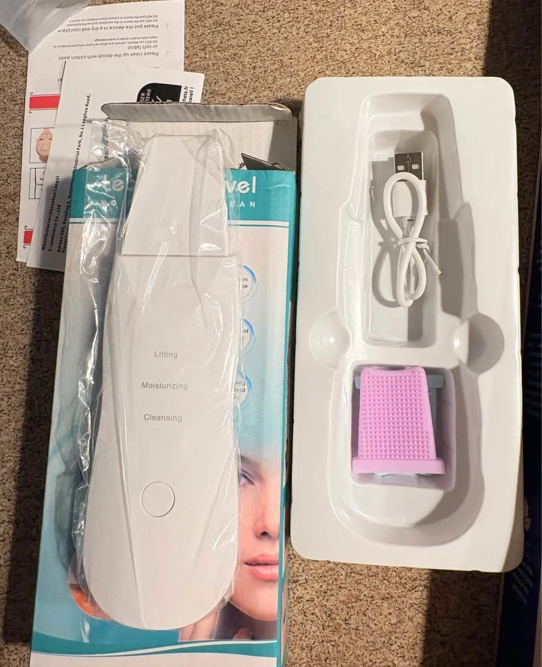 Ultrasonic Facial Skin Scrubber Blackheads Remover - photo 2
