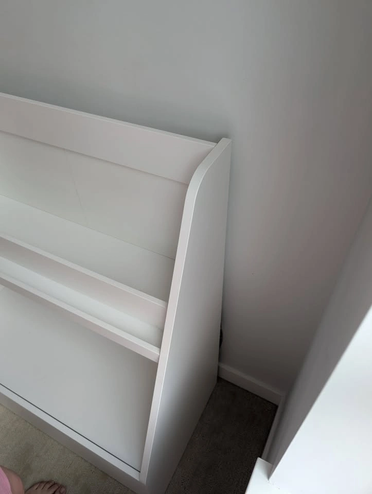 White Book Display with Storage - photo 5