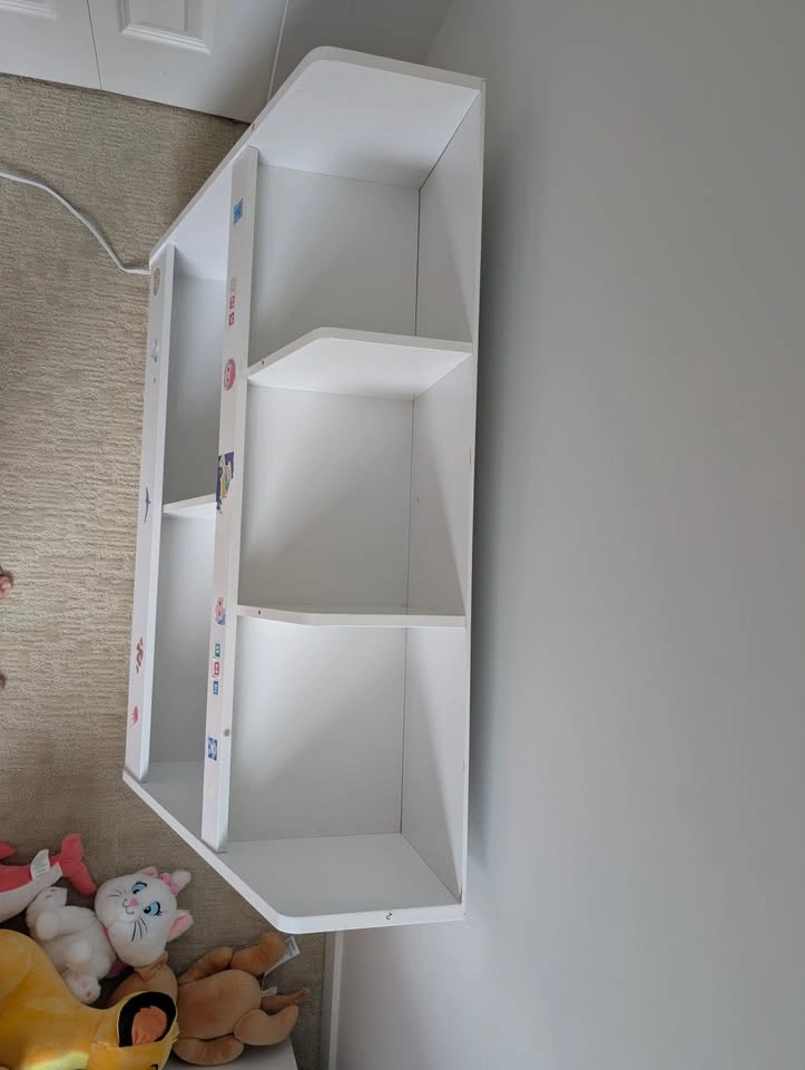 White Kids Bookshelf & Toy Storage Organizer - photo 4