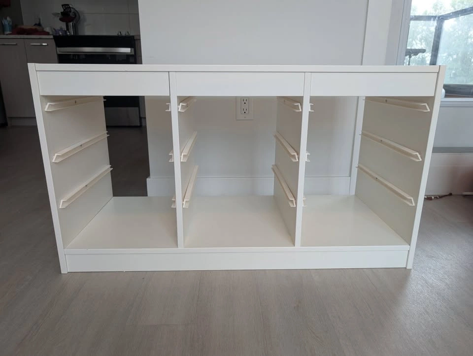 Toy Storage Organizer with Pink and White Bins - photo 2