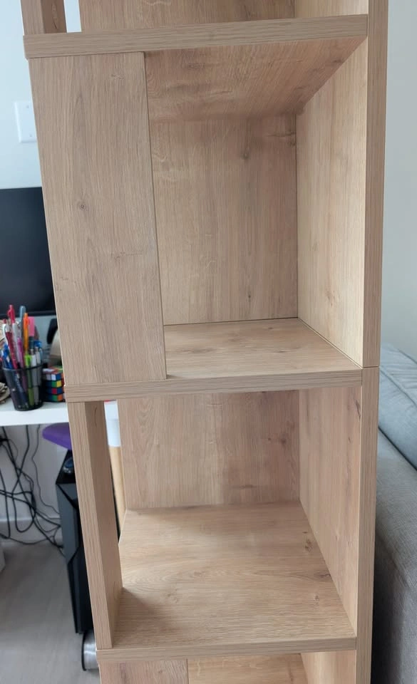 Oak Corner Bookcase / Bookshelf - photo 2