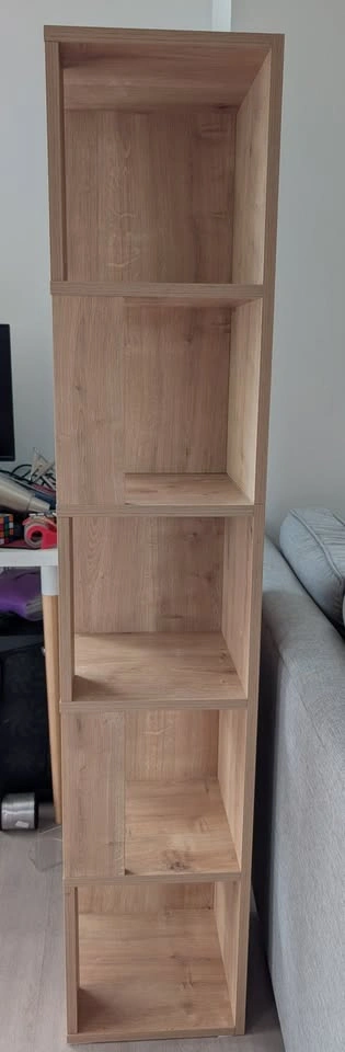 Oak Corner Bookcase / Bookshelf - photo 4