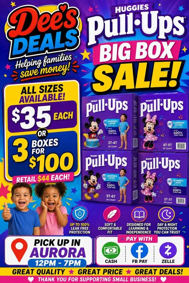 Huggies PullUps Big Box Sale $35 each - photo 2