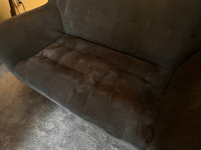 3-Piece Sofa Set – Dark Grey – Great Condition - photo 4