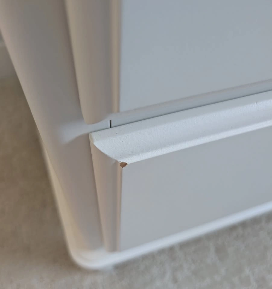 White 6-Drawer Dresser - photo 5