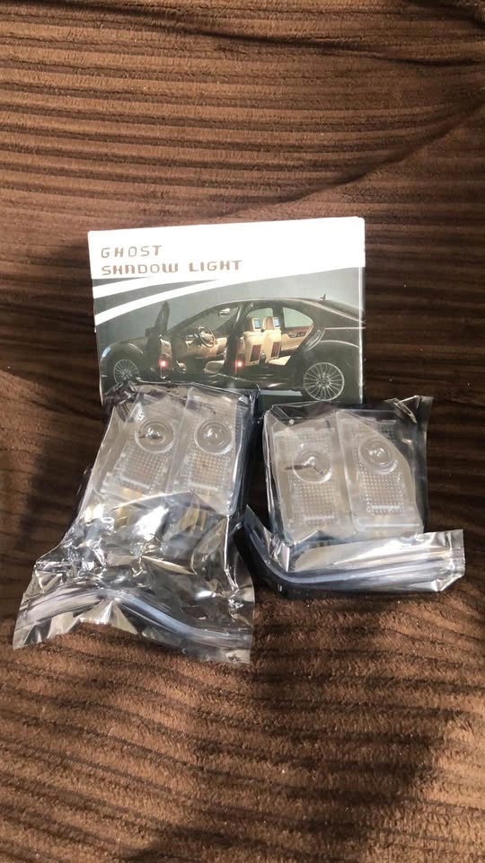 Ghost Shadow LED Door Lights – Universal Car Projector – New in - photo 2