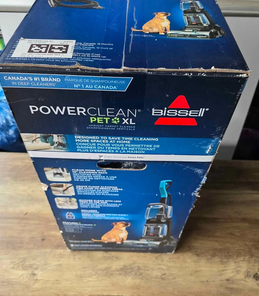 NEW Bissell PowerClean Pet XL Upright Carpet Cleaner - photo 2