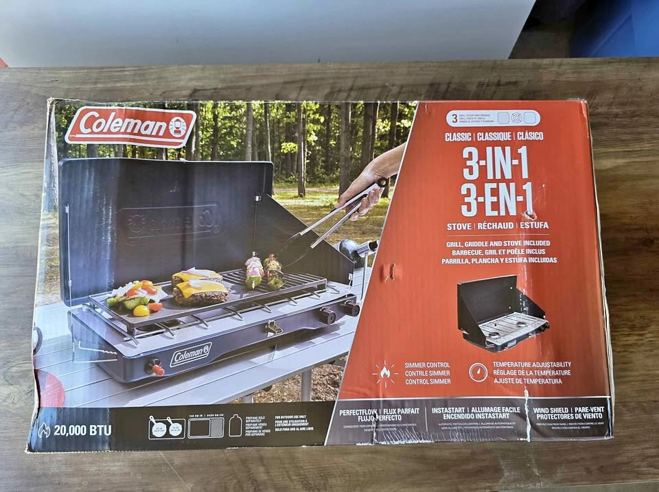 Coleman Classic 3-in-1 Stove NEW