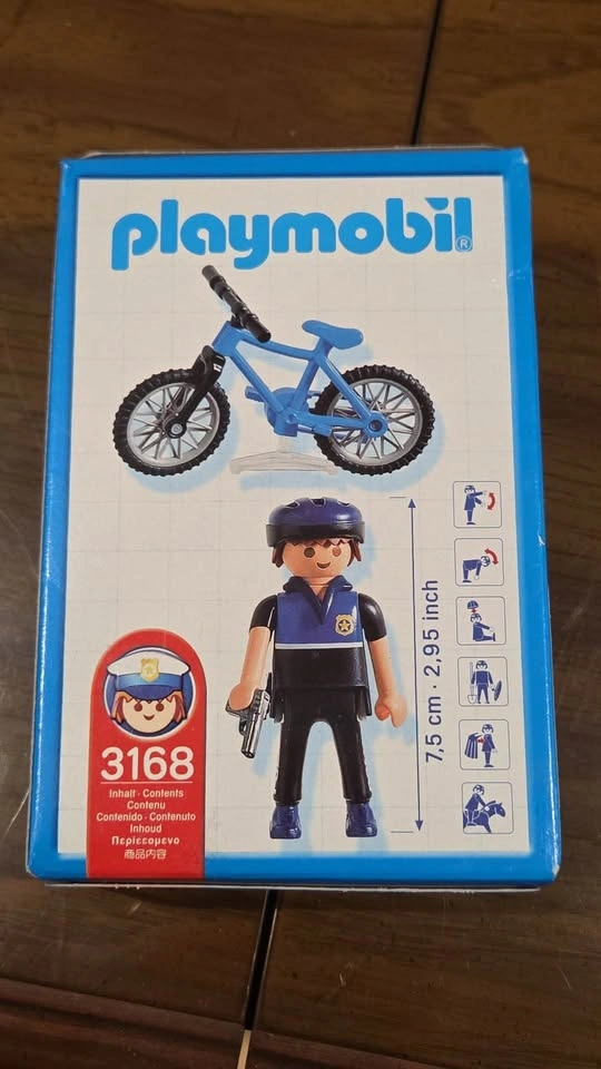 Playmobil 3168 Police Bike Set - photo 2