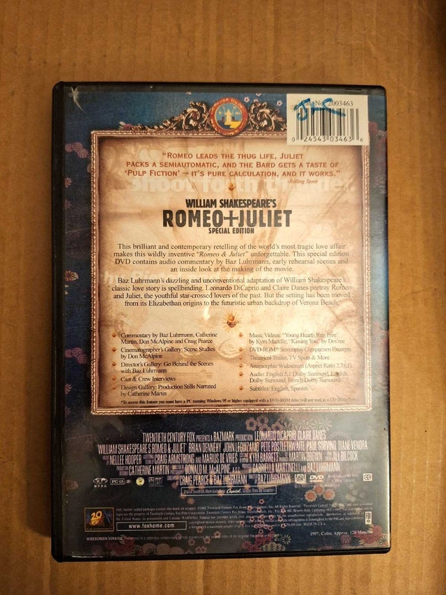 3 DVDs - 'Romeo + Juliet', 'American Splendor', 'Guns N' Roses' - photo 2