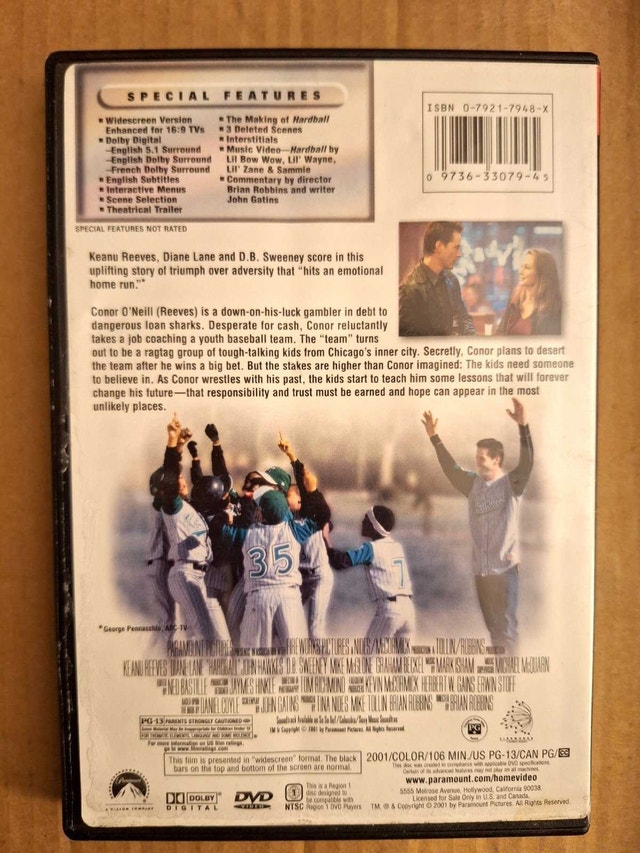 'Hardball' and 'Varsity Blues' DVDs - photo 2