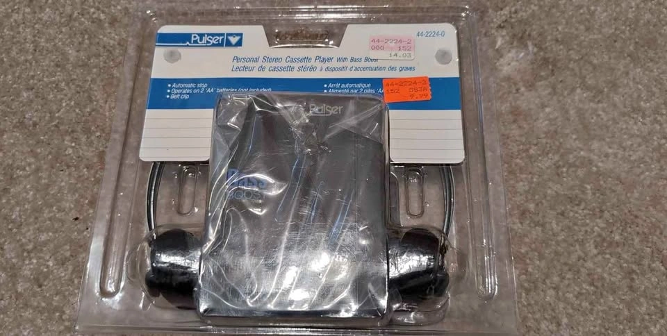 Vintage Pulser Personal Stereo Cassette Players with Bass Boost