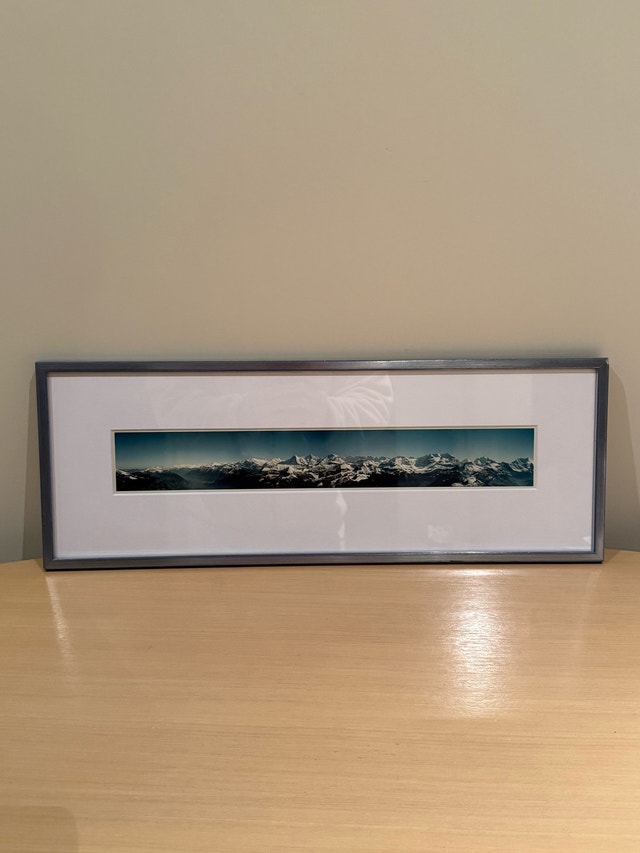 Panoramic Mountain Framed Print