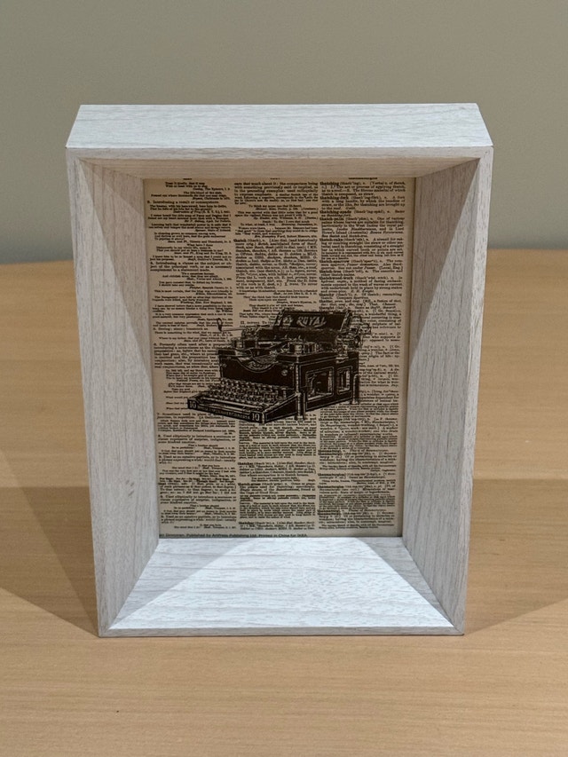 Royal Typewriter Framed Wall Art
