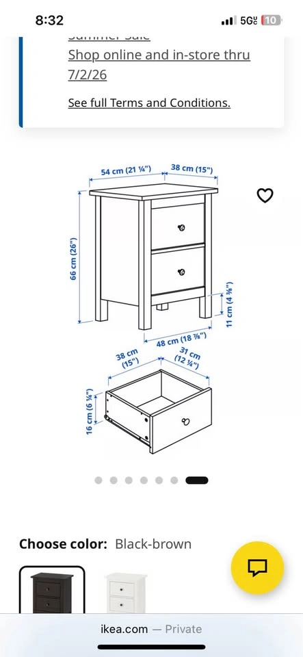 Night stand (2) - photo 3