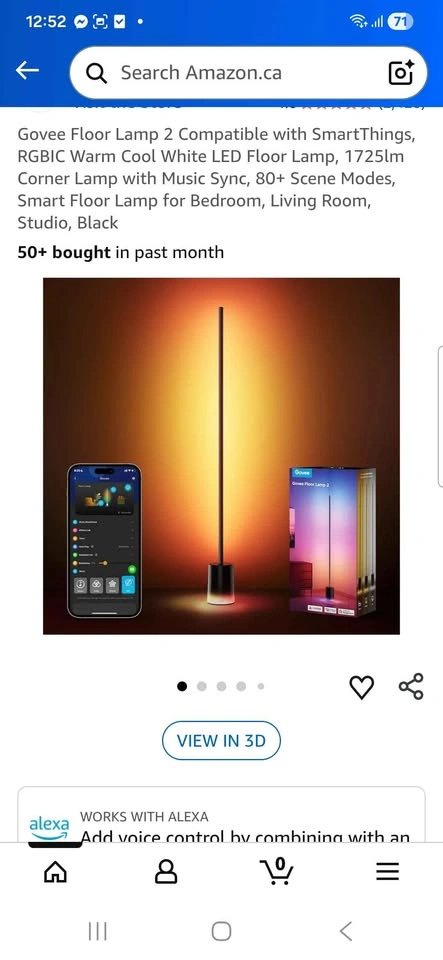 Govee Floor lamp 2 (Works with Alexa and Google Home) - photo 2