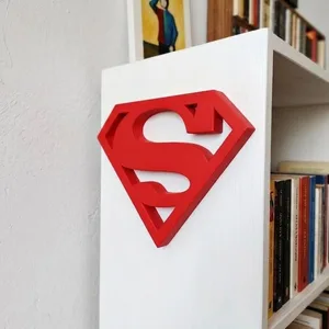 DC Superman Logo Wall Decor 3D
