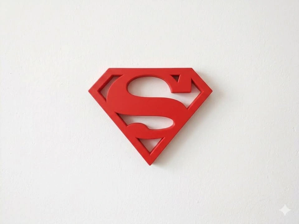 DC Superman Logo Wall Decor 3D - photo 2