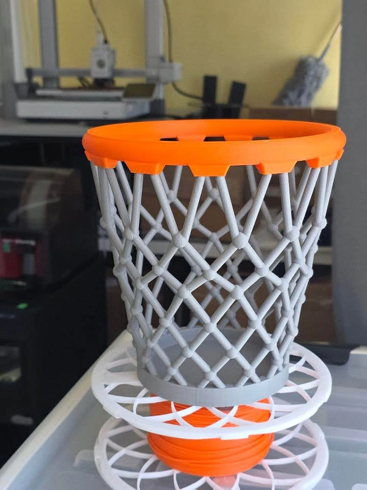 Basketball trash can or storage for toys NBA - photo 5