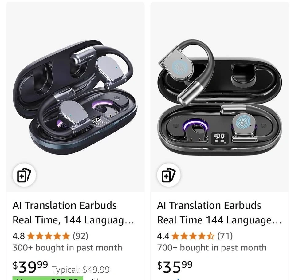 AI Translation Earbuds, 144 Language Translator for iOS/Android - photo 5