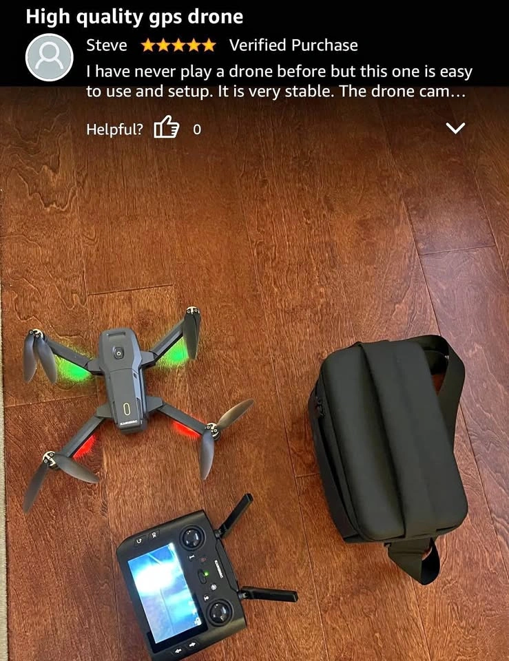 Drone with Camera, 4.5 inch LCD Screen, GPS, Under 249g
